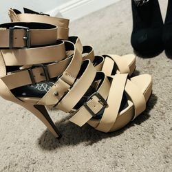 Strappy Heel Shoes