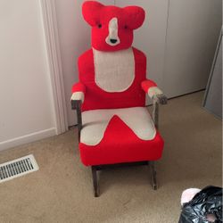 Vintage 1970’s  Children’s Bear Chair