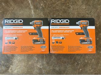 NEW RIDGID 18V SubCompact Brushless Impact Driver Kit