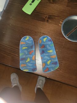 Free Orthodics To Create Arch On Childs Foot. 