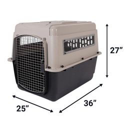 pet carrier" o "dog crate