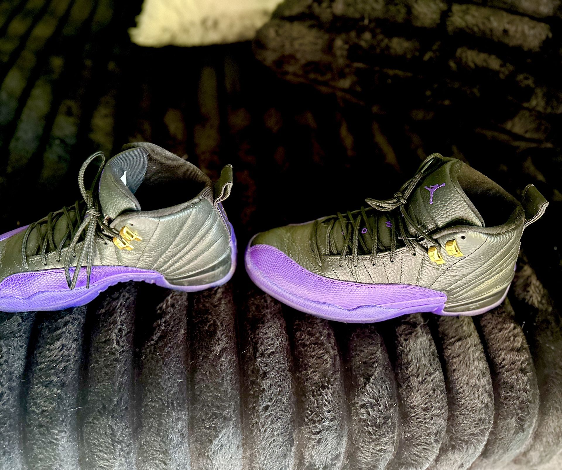 Jordan 12 Purple And Black