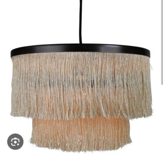 Josephine Fringe Pendant Two Tier By Homart