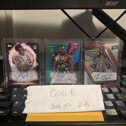 WWE Autographed New Day Cards! 