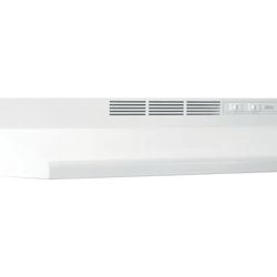 Broan 41000 Series 30 in. Ductless Under-Cabinet Range Hood in White