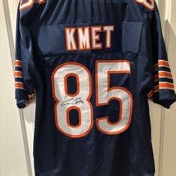 Cole Kmet autographed bears jersey