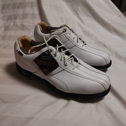 Etonic Difference Golf Shoes Mens 8 White Gore Tex