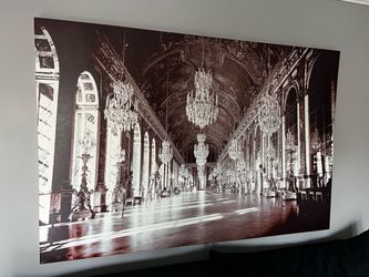 Large Hall of Mirrors Canvas Wall Art