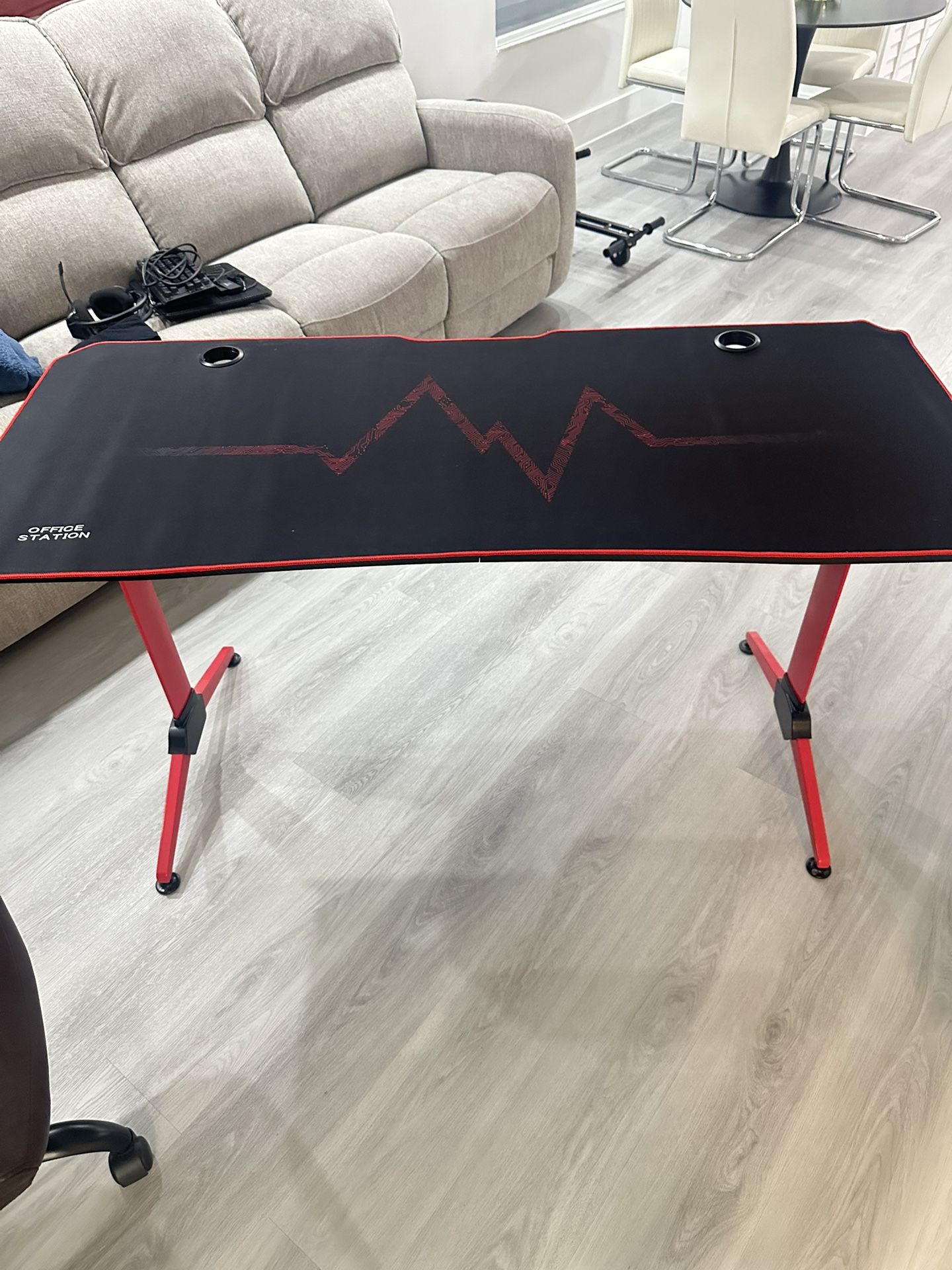 Gaming Table And Computer Chair
