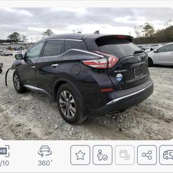 2018 Nissan Murano Parts 