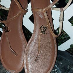 Lauren Ralph Lauren Leather Sandals Size 9