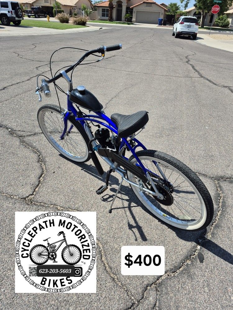 Gasbike Motorized Bicycle Motorbike Delivery Available