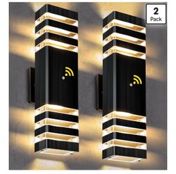Wall Lights,Outdoor Wall Lights Exterior Light Fixtures Wall Mount, Up Down Porch Lights Outdoor for House Porch Garage, 3000K, Aluminum Body,Waterpro