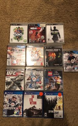 PS3 and PS4 games