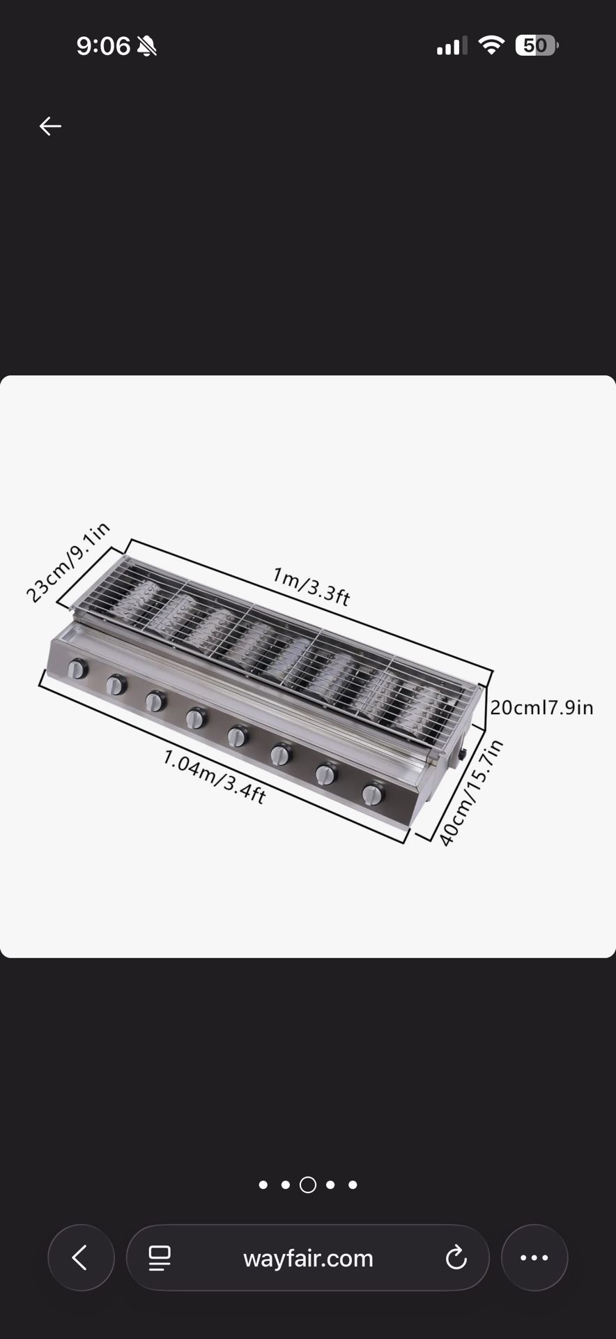 BBQ Gas Grill Protable