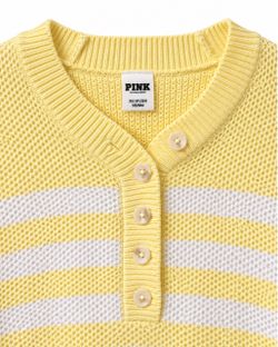 PINK Victoria's Secret Striped Knit Sweater XS