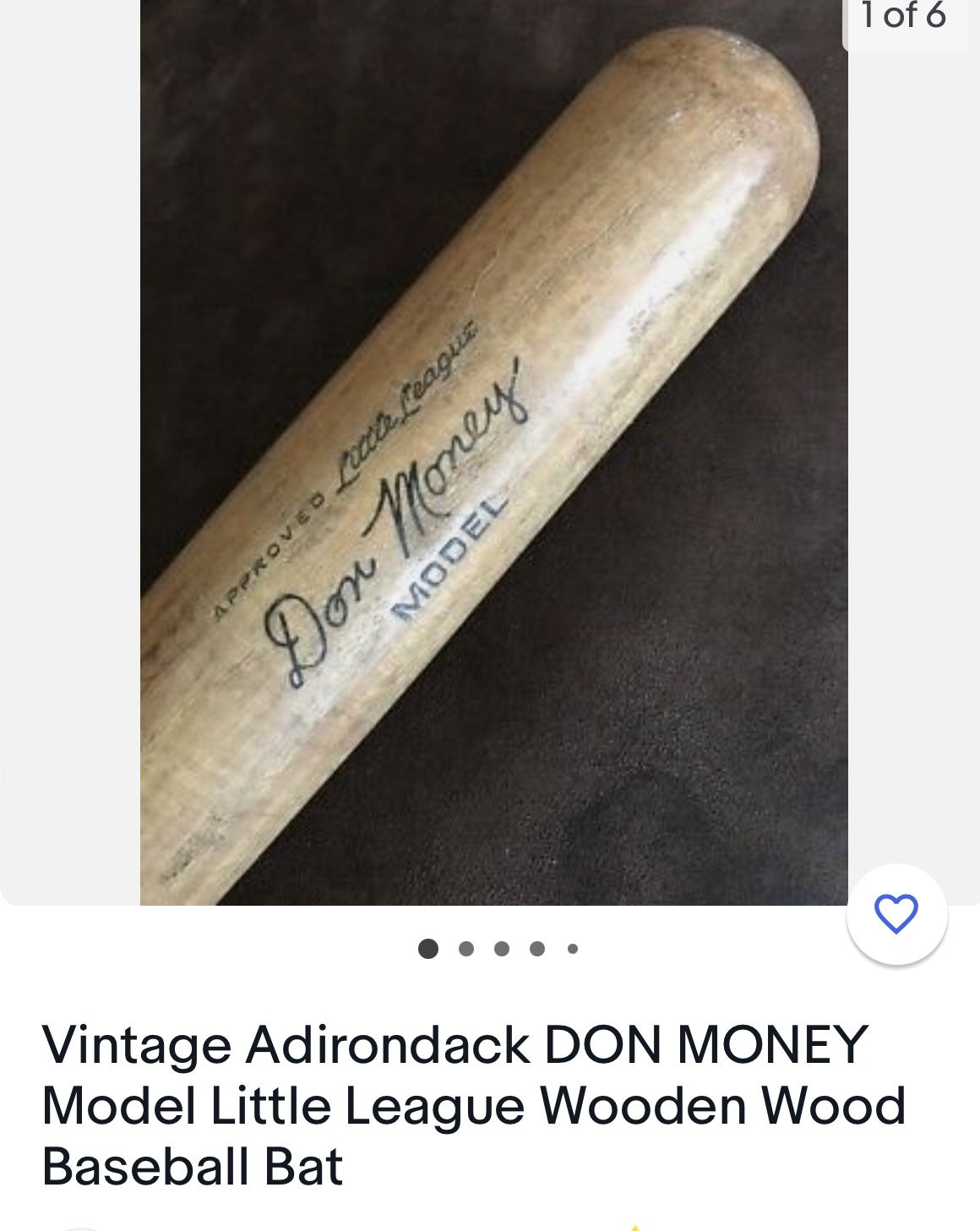 Adirondack Baseball Bat