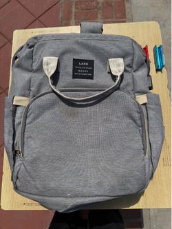 Grey Diaper Bag