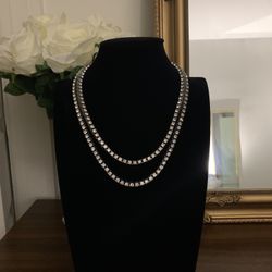 Creme Noir Luxury Fashion Jewelry Tennis Chain