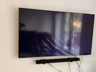 Samsung 65 Inch Tv , Sound Bar And Woofer