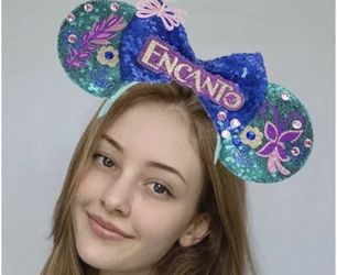 Brand New  Mouse Ears Bow Headbands Halloween Costume Princess Decoration For Encanto