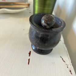 Marble Mortar & Pestle 3x3