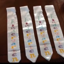 Kindergarten Graduation Sashes 🎓
