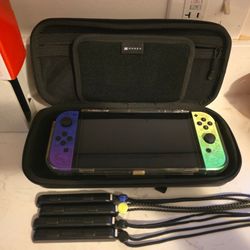 Nintendo Switch Bundle w/ Games & Joy-Con, Mumba Case, Wall Mount