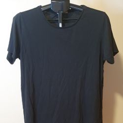 Adam Lippes Black T-Shirt, M (0255)