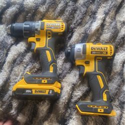 Dewalt 20v Driver & Impact Drill