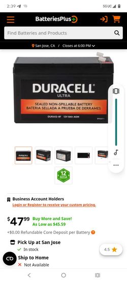 12v Duracell battery
