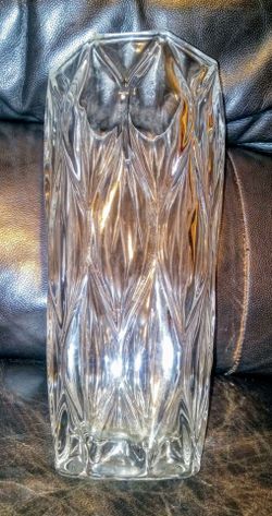 Set of 3 Vintage Lennox "Harlequin" Lead Crystal Vases