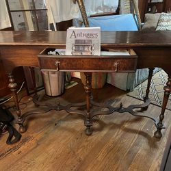 Antique side table, 1700’s, as Listed In The New England Antiques Journal, Jan, 2010, Page 31. 