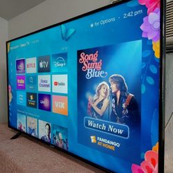 SMART  TV  SHARP  AQUOS  58"  ROKU   4K  LED  HDR   DOLBY   VISION  FULL  UHD  2160p🍀🍀 ( NEGOTIABLE )  🍀🍀DELIVERY  AVAILABLE🍀🍀