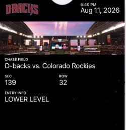Rockies vs Diamondbacks