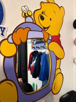 Vintage Winnie the Pooh mirror
