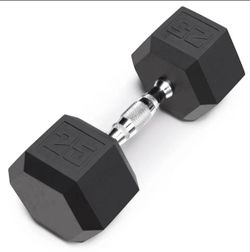 *Pair* 25lb dumbbells  *NEW*