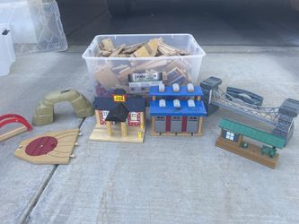 Wood Train Lot