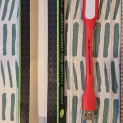 USB LED Light Lamp Portable Eye Care Mini Night w Flexible Arm Reading Lamps Book Light Laptop