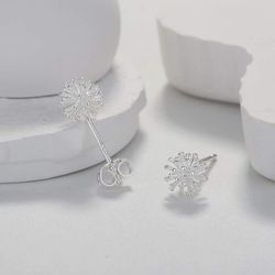 Flower Shaped Stud Earrings