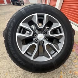 20s Chevy Gmc Rst Silverado Rims Rines Wheels And Tires 6lug Oem