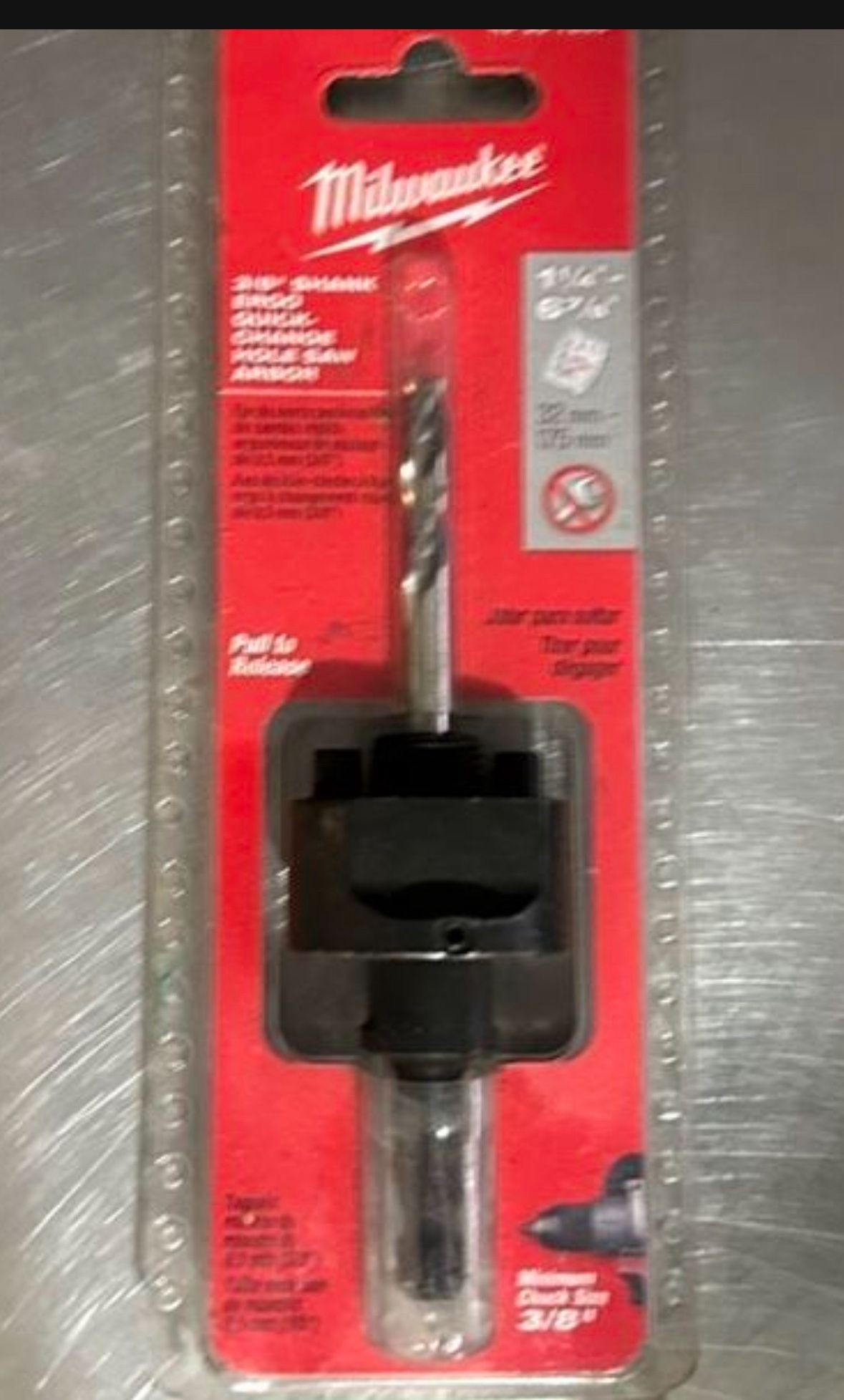 Milwaukee Drill Hole Saw Arbor