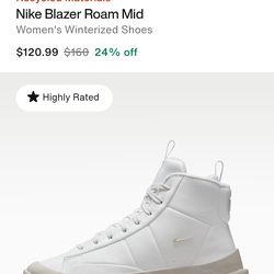 Nike Blazer Roam size 7