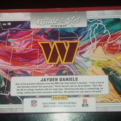 Jayden Daniels State Of The Art Orange Prism  SP