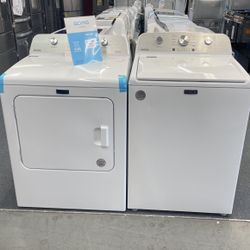New Scratch And Dent Maytag Washer And Dryer Set. 1 Year Warranty 