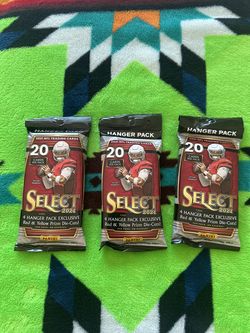 2021 Panini Select Football Hanger Fat Pack Sealed (20 Cards/Pack)