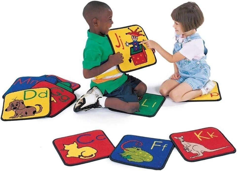 Carpets for Kids ABC Phonic Seating, 12in Squares