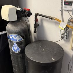 Whole house water softener system