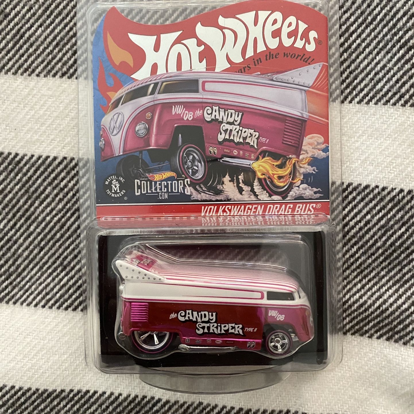 2021 Hot Wheels RLC Candy Striper Volkswagen Drag Bus Pink
