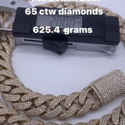 14K 20mm 28in  diamonds Miami Cuban chain. custom made . brand new. in stock